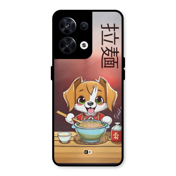 Happy Dog Cooking Metal Back Case for Oppo Reno8 5G