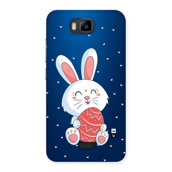 Happy Festive Bunny Back Case for Honor Bee