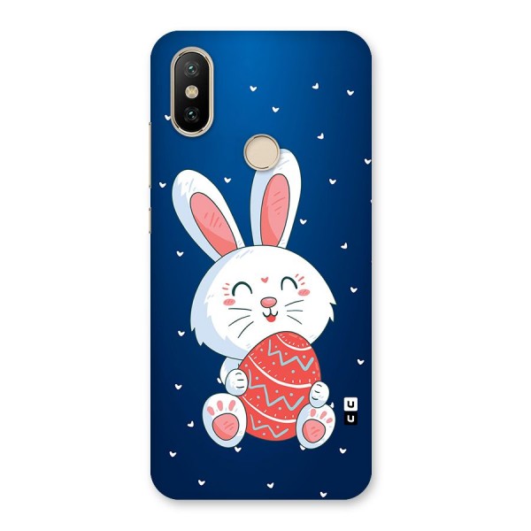 Happy Festive Bunny Back Case for Mi A2