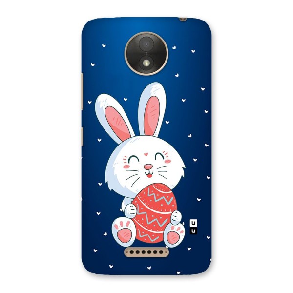 Happy Festive Bunny Back Case for Moto C Plus