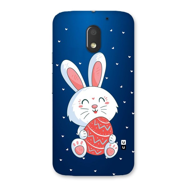 Happy Festive Bunny Back Case for Moto E3 Power