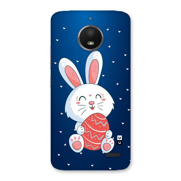 Happy Festive Bunny Back Case for Moto E4