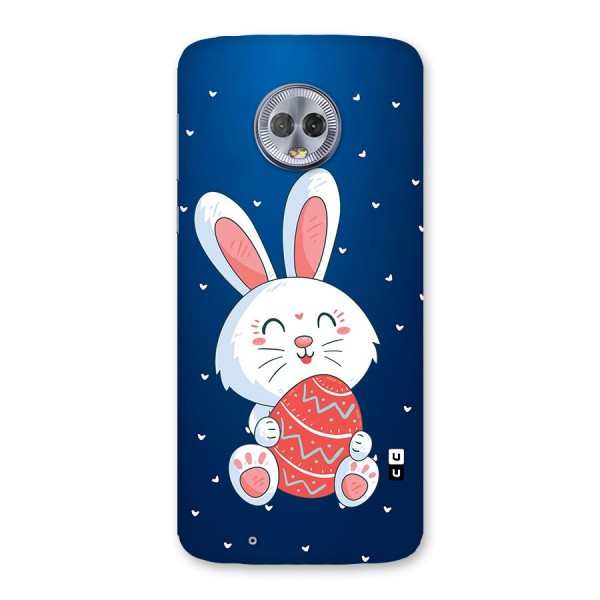 Happy Festive Bunny Back Case for Moto G6