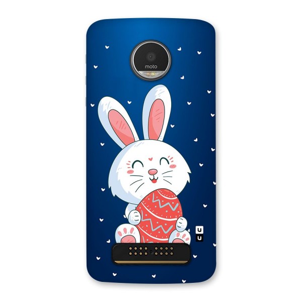 Happy Festive Bunny Back Case for Moto Z Play