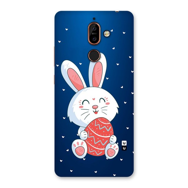 Happy Festive Bunny Back Case for Nokia 7 Plus