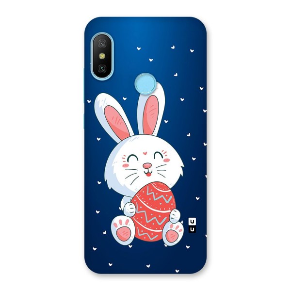 Happy Festive Bunny Back Case for Redmi 6 Pro