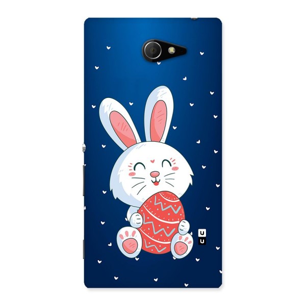 Happy Festive Bunny Back Case for Sony Xperia M2