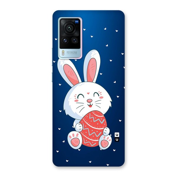 Happy Festive Bunny Glass Back Case for Vivo X60 Pro