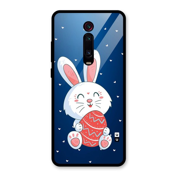 Happy Festive Bunny Glass Back Case for Redmi K20 Pro