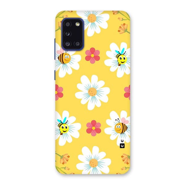 Happy Flowers Back Case for Galaxy A31