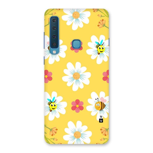 Happy Flowers Back Case for Galaxy A9 (2018)