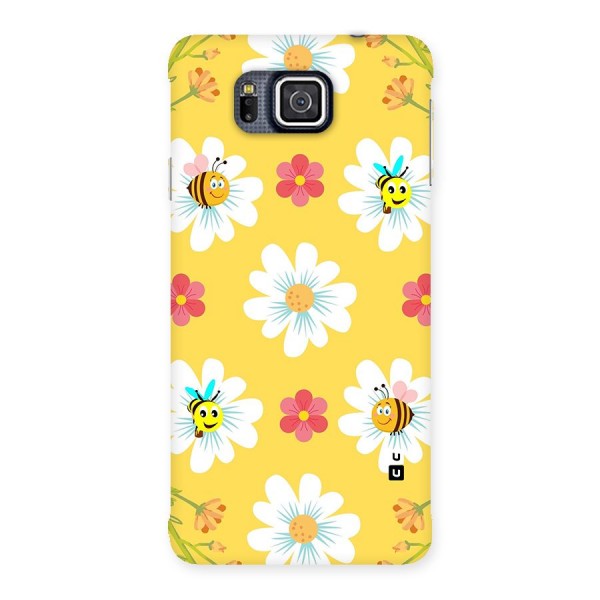 Happy Flowers Back Case for Galaxy Alpha