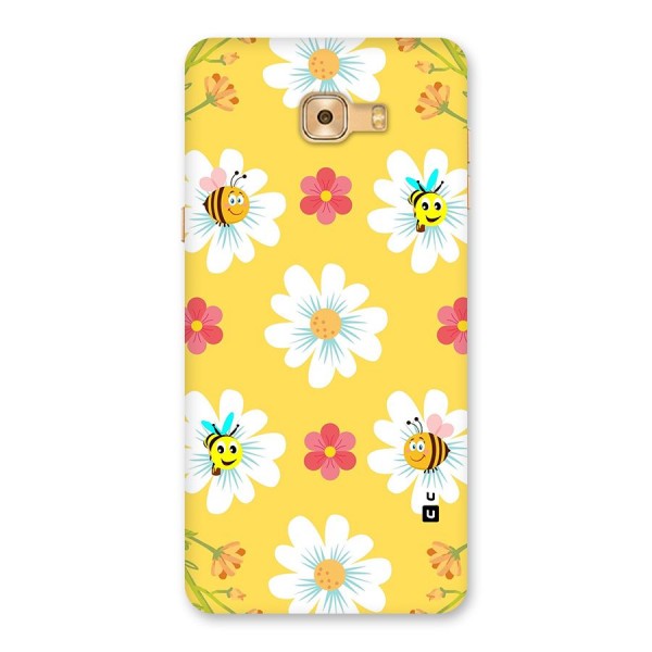 Happy Flowers Back Case for Galaxy C9 Pro