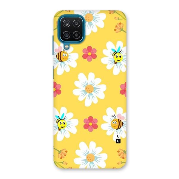 Happy Flowers Back Case for Galaxy F12