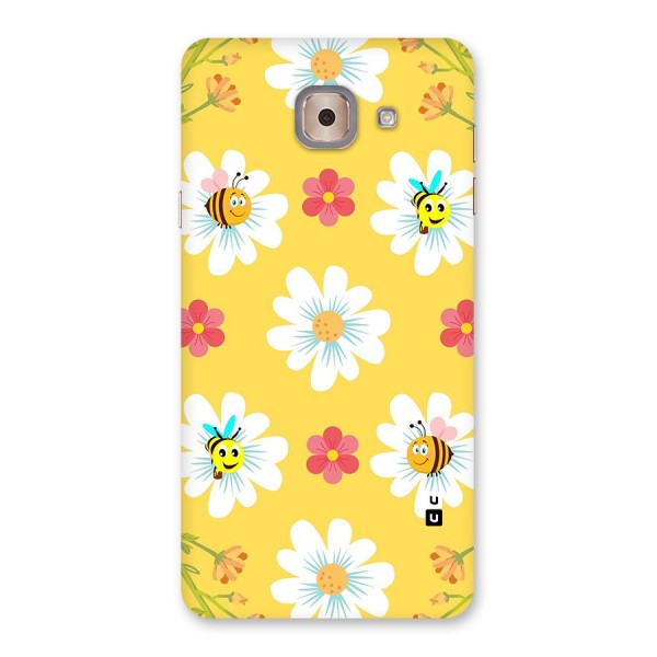 Happy Flowers Back Case for Galaxy J7 Max