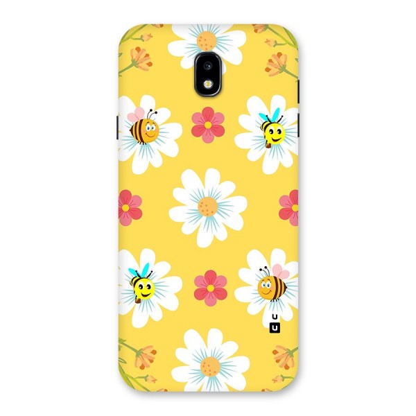 Happy Flowers Back Case for Galaxy J7 Pro