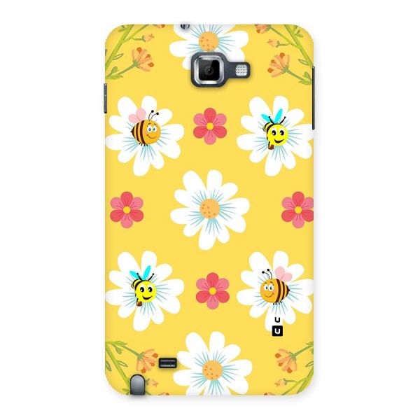 Happy Flowers Back Case for Galaxy Note