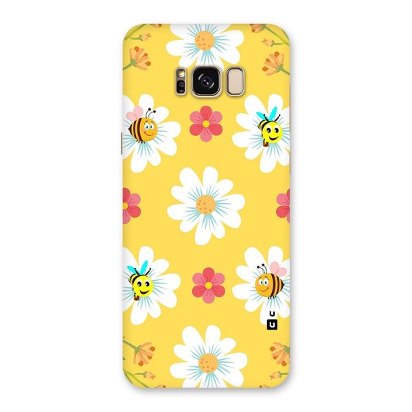 Happy Flowers Back Case for Galaxy S8 Plus