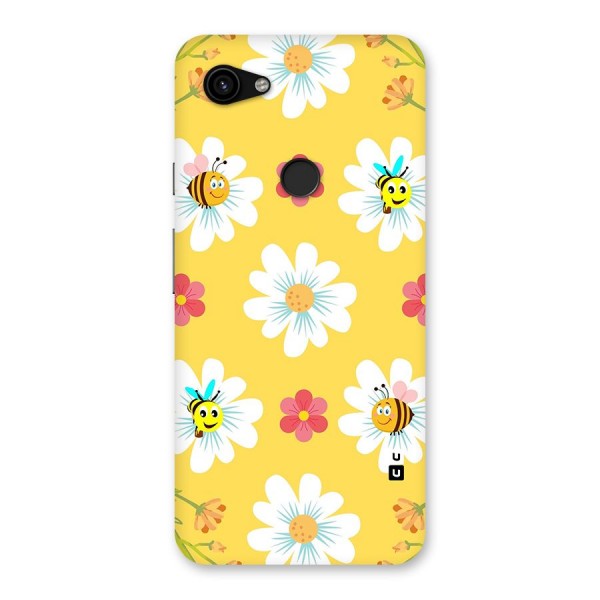 Happy Flowers Back Case for Google Pixel 3a XL