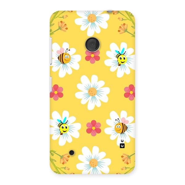 Happy Flowers Back Case for Lumia 530