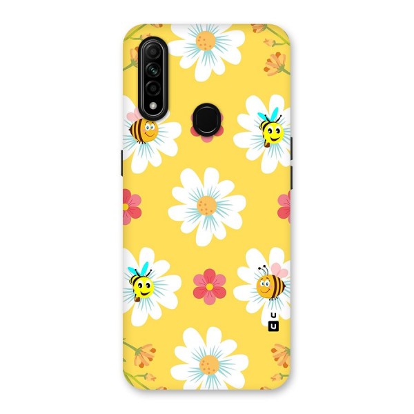 Happy Flowers Back Case for Oppo A31