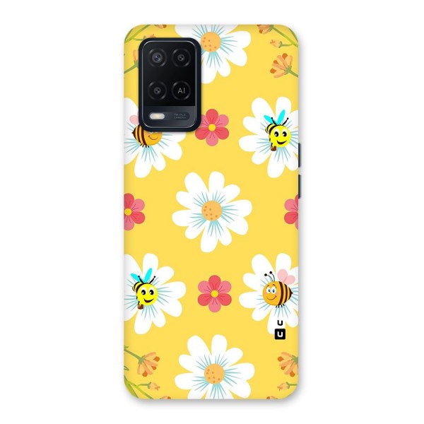 Happy Flowers Back Case for Oppo A54