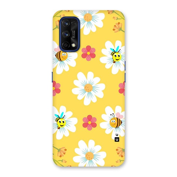 Happy Flowers Back Case for Realme 7 Pro