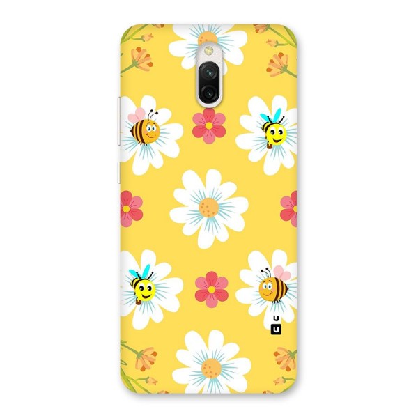 Happy Flowers Back Case for Redmi 8A Dual