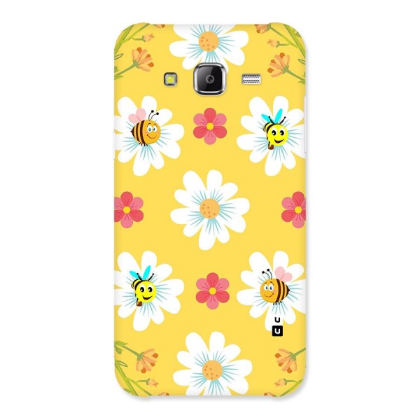 Happy Flowers Back Case for Samsung Galaxy J5