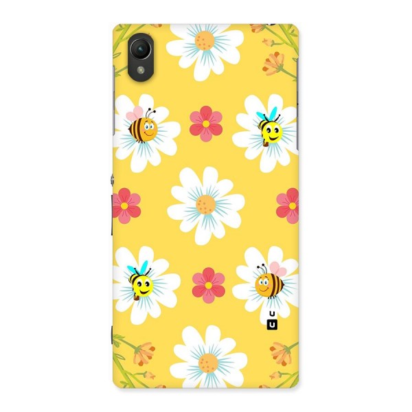 Happy Flowers Back Case for Sony Xperia Z1