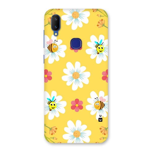 Happy Flowers Back Case for Vivo V11