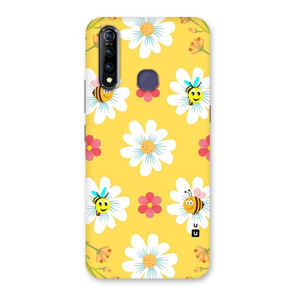 Happy Flowers Back Case for Vivo Z1 Pro