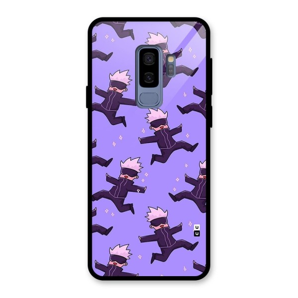 Happy Gojo Glass Back Case for Galaxy S9 Plus