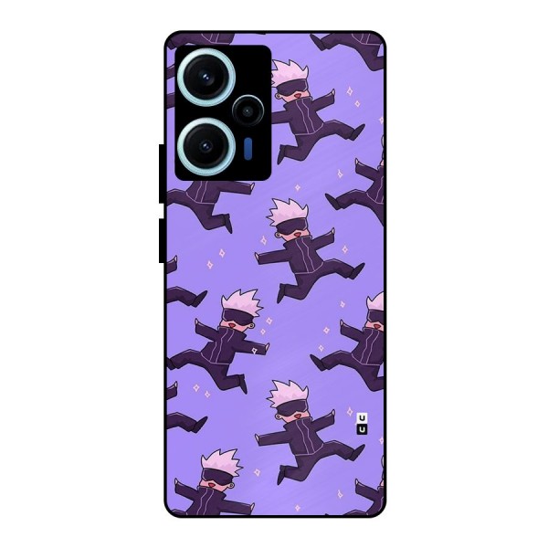 Happy Gojo Metal Back Case for Poco F5