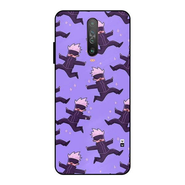 Happy Gojo Metal Back Case for Poco X2