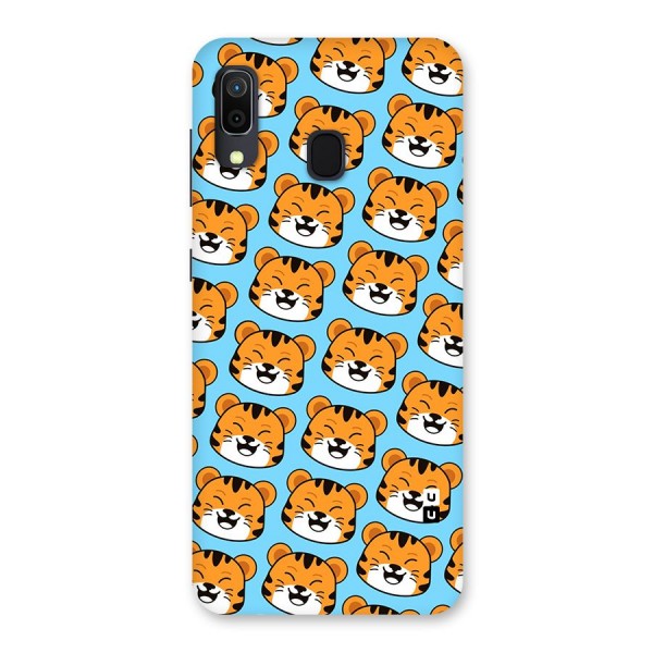 Happy Kitten Pattern Back Case for Galaxy A20