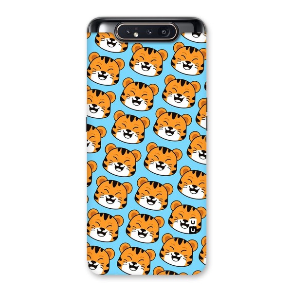 Happy Kitten Pattern Back Case for Galaxy A80