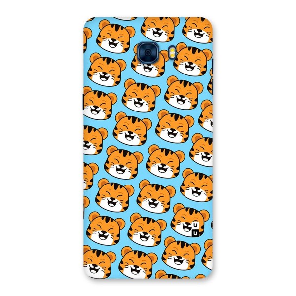 Happy Kitten Pattern Back Case for Galaxy C7 Pro