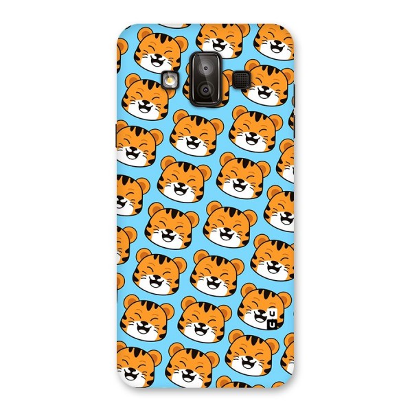 Happy Kitten Pattern Back Case for Galaxy J7 Duo