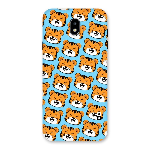 Happy Kitten Pattern Back Case for Galaxy J7 Pro