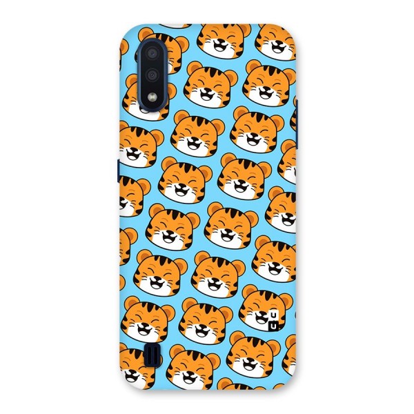 Happy Kitten Pattern Back Case for Galaxy M01