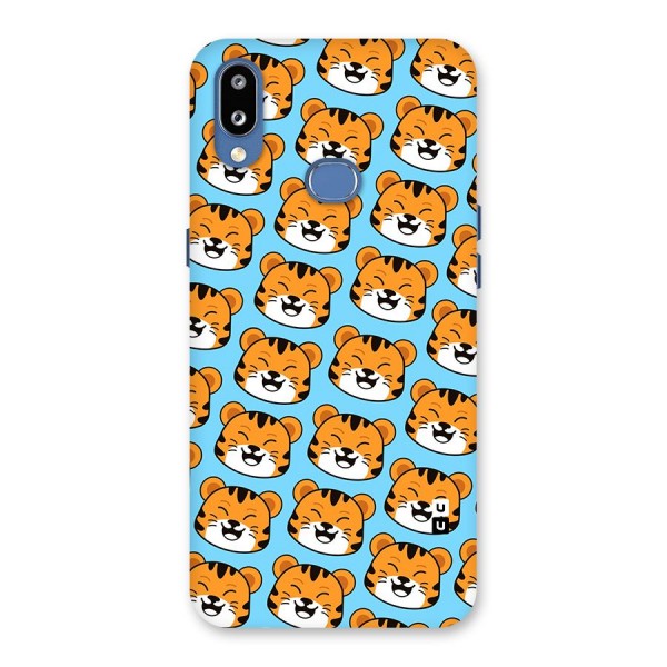 Happy Kitten Pattern Back Case for Galaxy M01s