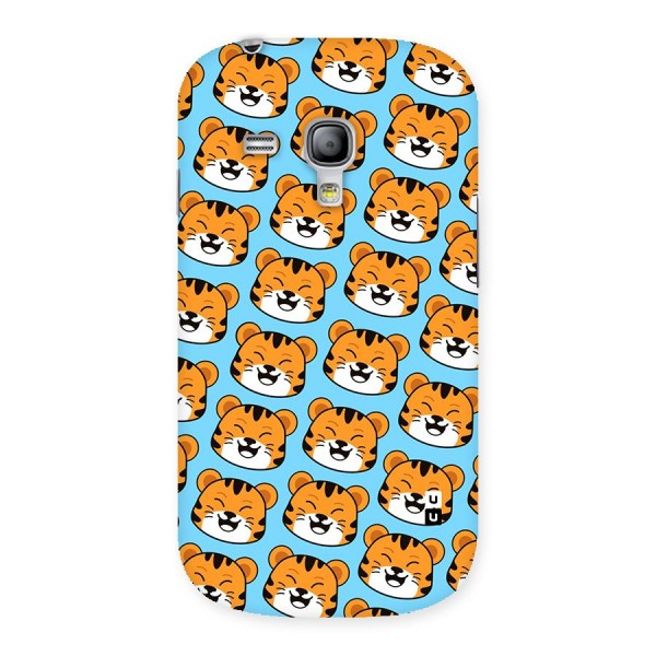 Happy Kitten Pattern Back Case for Galaxy S3 Mini