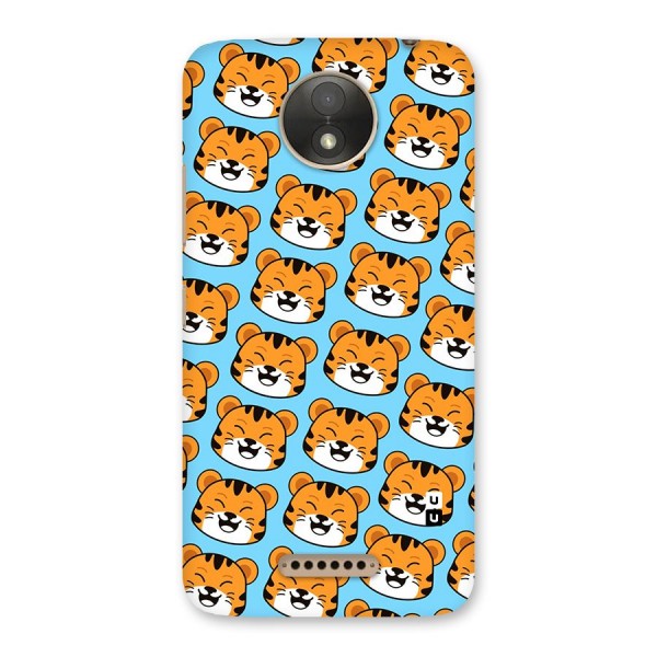 Happy Kitten Pattern Back Case for Moto C Plus