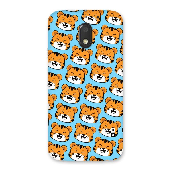 Happy Kitten Pattern Back Case for Moto E3 Power