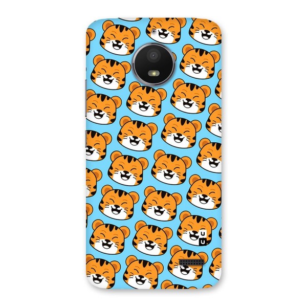 Happy Kitten Pattern Back Case for Moto E4