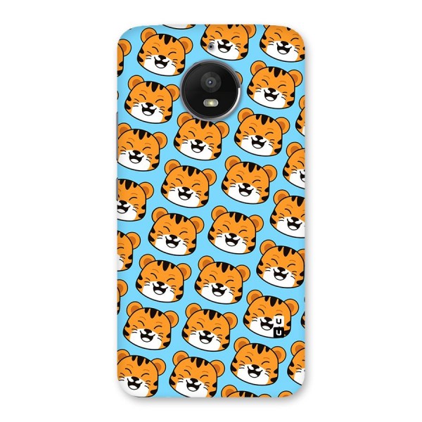 Happy Kitten Pattern Back Case for Moto E4 Plus