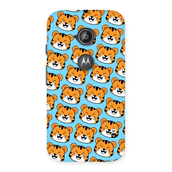 Happy Kitten Pattern Back Case for Moto E 2nd Gen