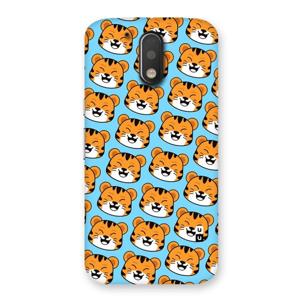 Happy Kitten Pattern Back Case for Motorola Moto G4