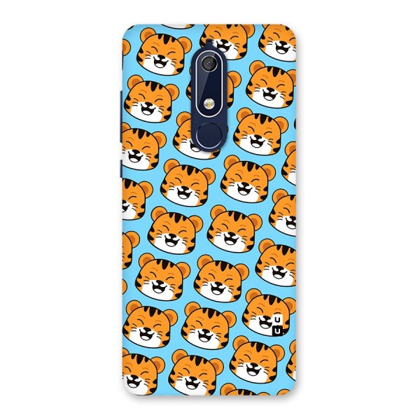 Happy Kitten Pattern Back Case for Nokia 5.1